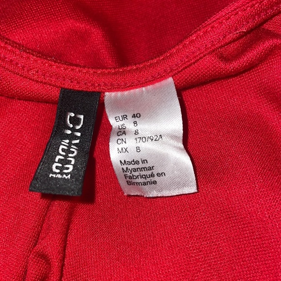 Red Racer Body-con Dress - Picture 4 of 4